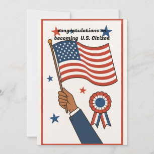 Digital U.S. Citizenship Greeting Card