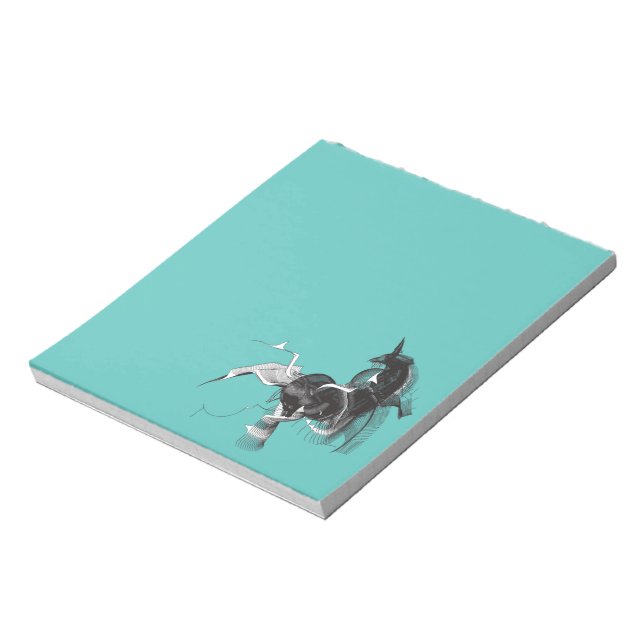 Digital Unicorn Notepad (Rotated)