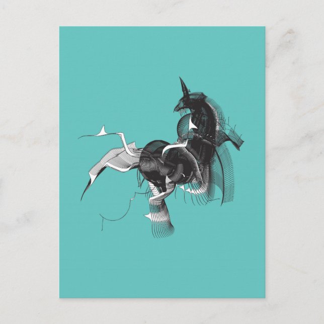 Digital Unicorn Postcard (Front)