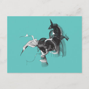 Digital Unicorn Postcard