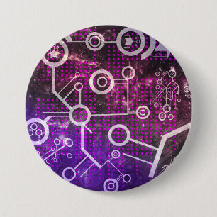 Digital Universe 3 Inch Round Button