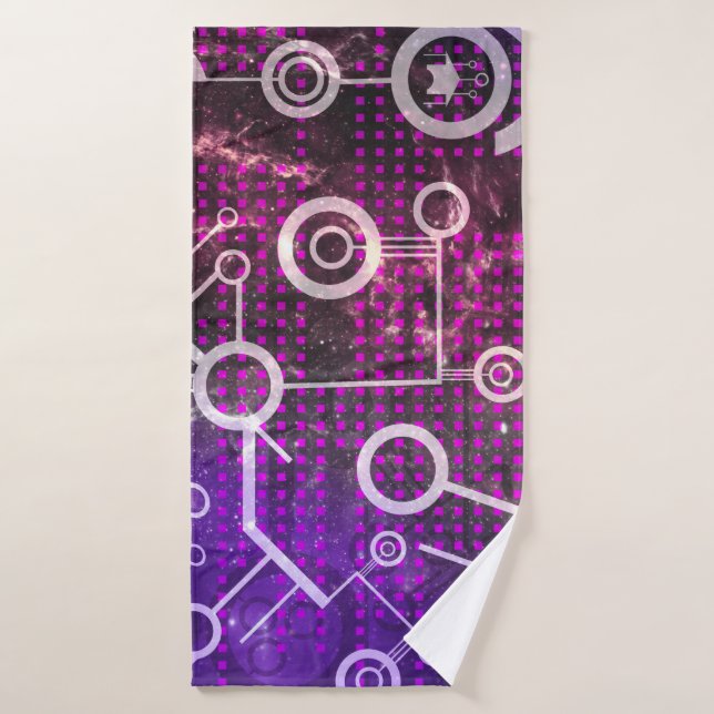 Digital Universe Bath Towel (Bath Towel)