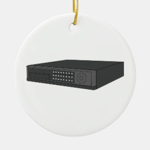 Digital Video Recorder Ceramic Ornament