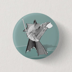 Digital Warrior 1 Inch Round Button