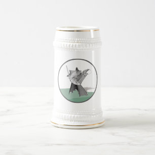 Digital Warrior Beer Stein