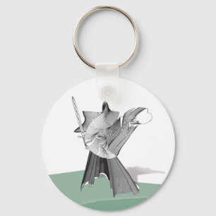 Digital Warrior Keychain