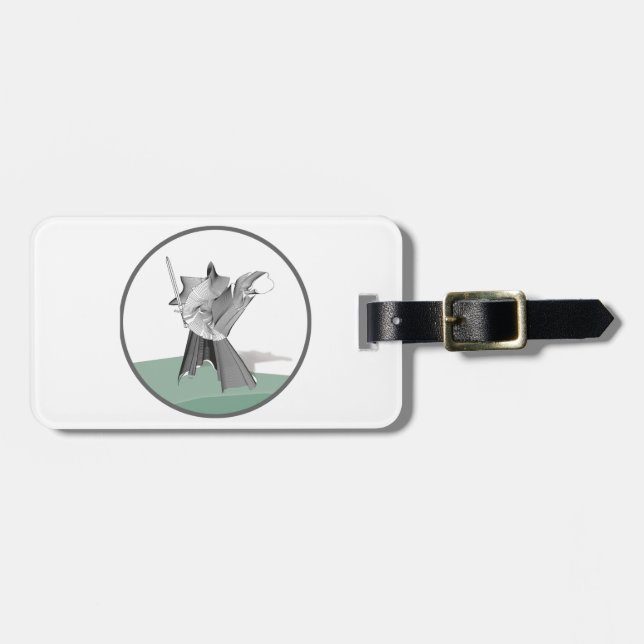 Digital Warrior Luggage Tag (Front Horizontal)
