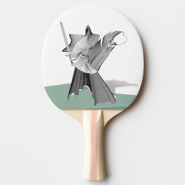 Digital Warrior Ping Pong Paddle (Front)