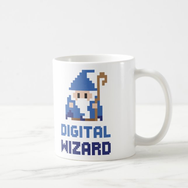 Digital Wizard Coffee Mug (Right)