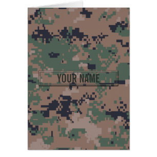 Digital Woodland Camouflage Customizable