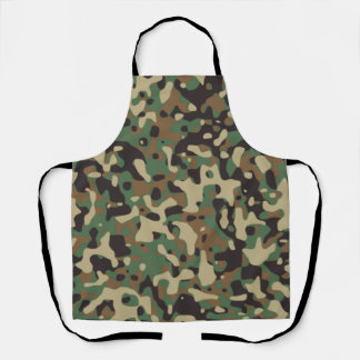 Digital Woodland Military Camouflage Pattern Apron