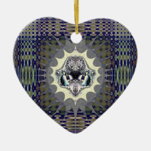 Digital World Ceramic Ornament