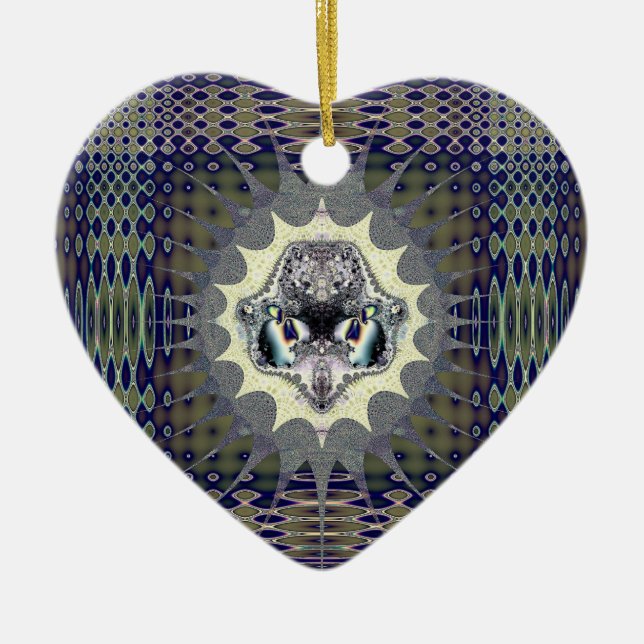 Digital World Ceramic Ornament (Front)