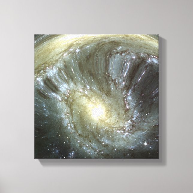 Digitally altered galaxy canvas print (Front)