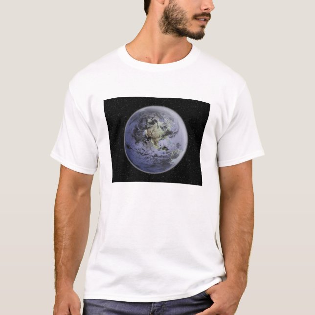 Digitally enhanced image of the Full Earth T-Shirt (Front)