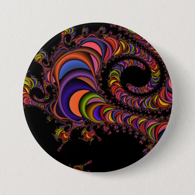 Digitalwurm 3 Inch Round Button (Front)