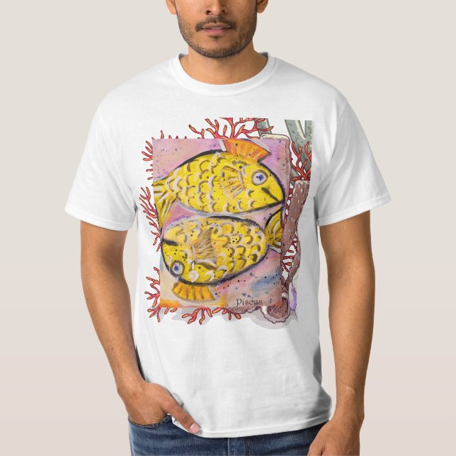 digitized original watercolor footpath T-Shirt (Front)