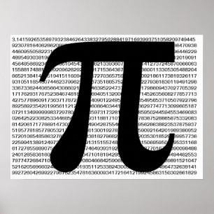 Digits of Pi poster