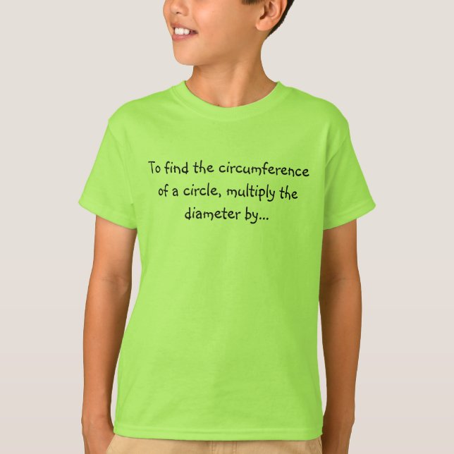 Digits of Pi T-Shirt (Front)