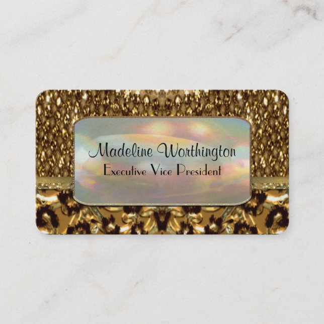 Digloos Chettah 3.5" x 2" Professional Business Card (Front)