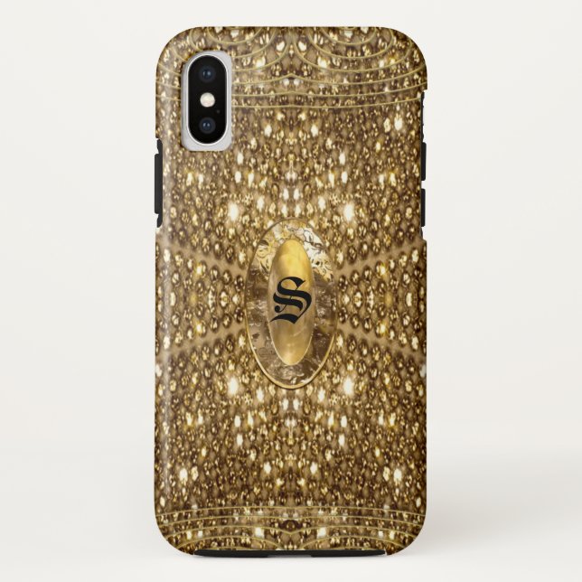 Digloos Gleem Beautiful Monogram Case-Mate iPhone Case (Back)
