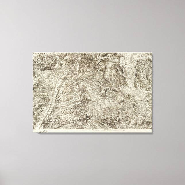 Digne Canvas Print (Front)