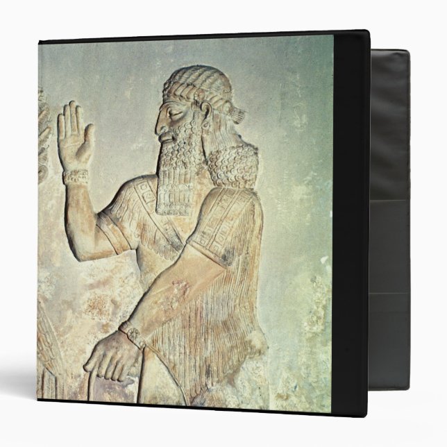 Dignitary, relief, Assyrian Binder (Front/Inside)