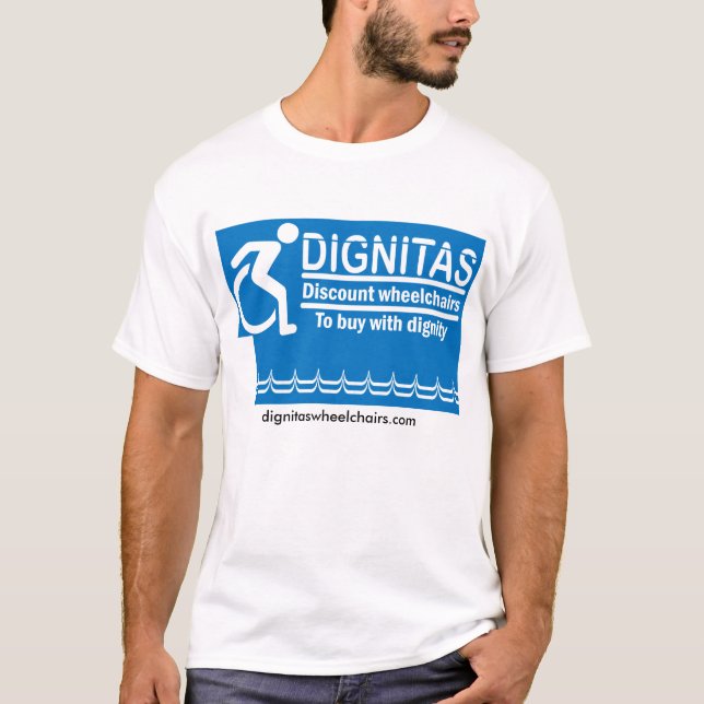 Dignitas Discount Wheelchairs T T-Shirt (Front)