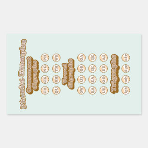 Digraphs, Trigraphs Learning English Phonics Sticker