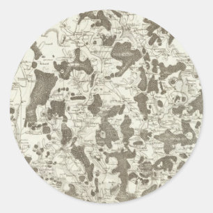 Dijon Classic Round Sticker