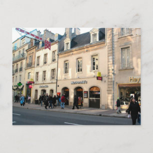 Dijon,  Medieval building used for fast food Postcard