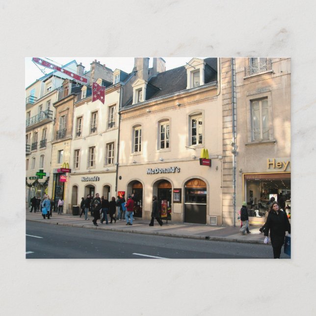 Dijon,  Medieval building used for fast food Postcard (Front)