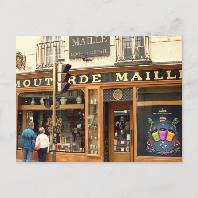 Dijon, Mustard shop Postcard (Front)