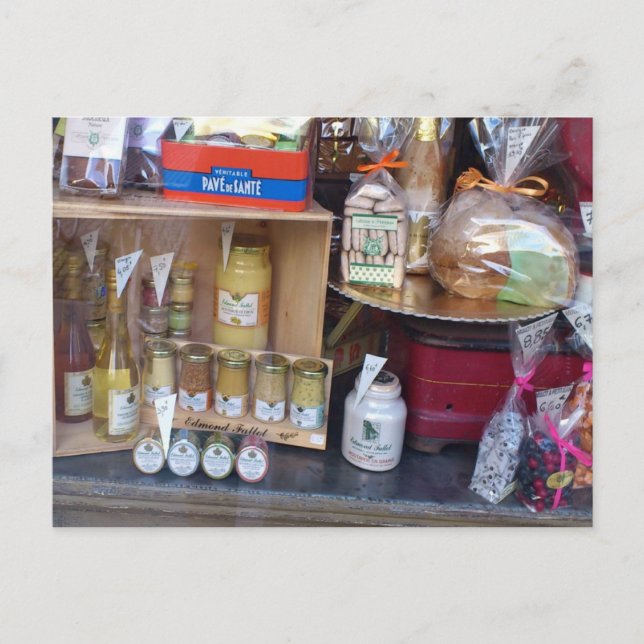 Dijon, Shop Window Postcard (Front)