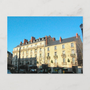 Dijon, town houses postcard