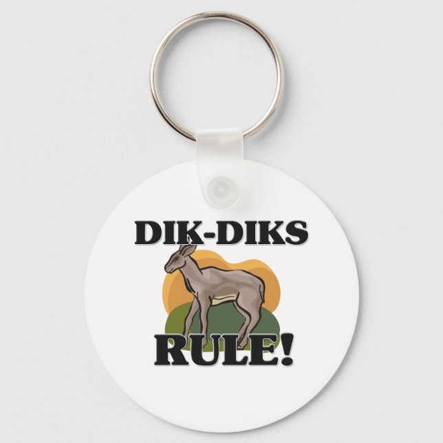 DIK-DIKS Rule! Keychain (Front)