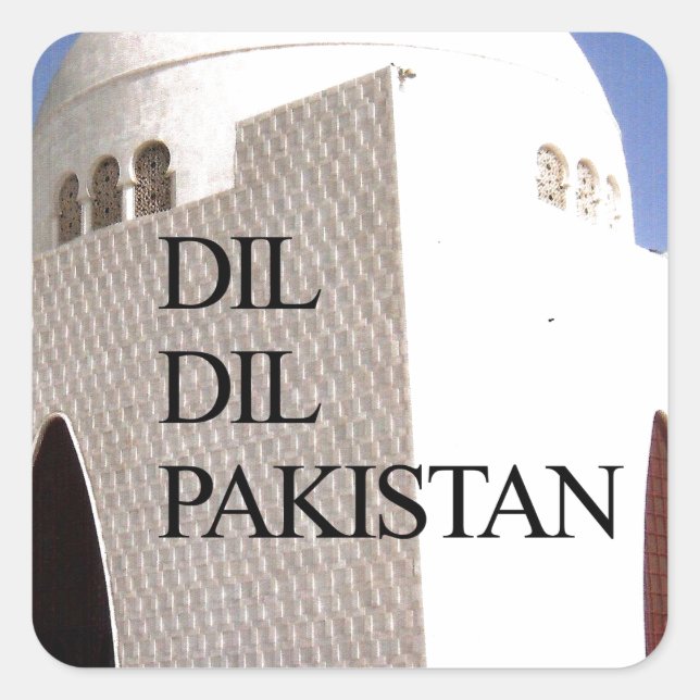 Dil Dil Pakistan Hakuna Matata Square Sticker (Front)