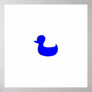 Dilbert blue-duck - authentic poster
