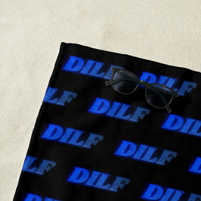 "DILF" Beach Towel (In Situ)