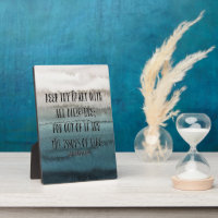 “Diligence” Tabletop Plaque with Easel