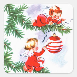 Diligent Angels Square Sticker