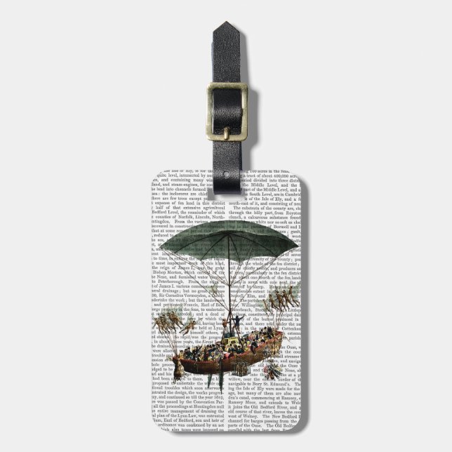 Diligenza And Flying Creatures Luggage Tag (Front Vertical)
