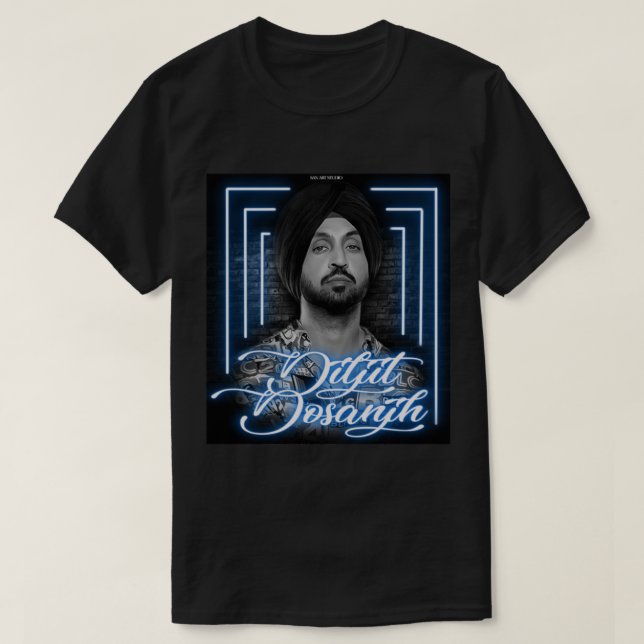 Diljit Dosanjh artwork        T-Shirt (Design Front)
