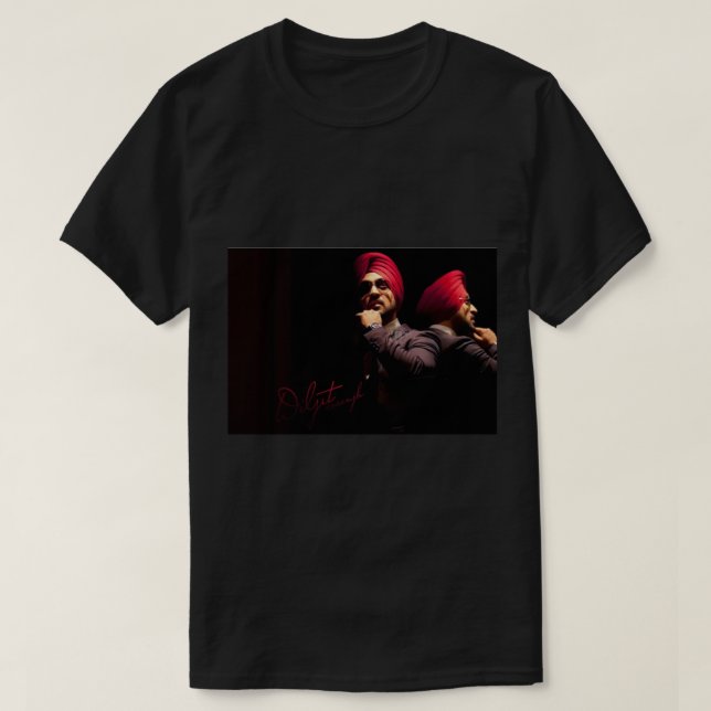 Diljit Dosanjh Diljit Dosanjh Diljit Dosanjh Dilji T-Shirt (Design Front)