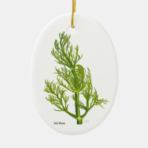Dill Art Ceramic Ornament