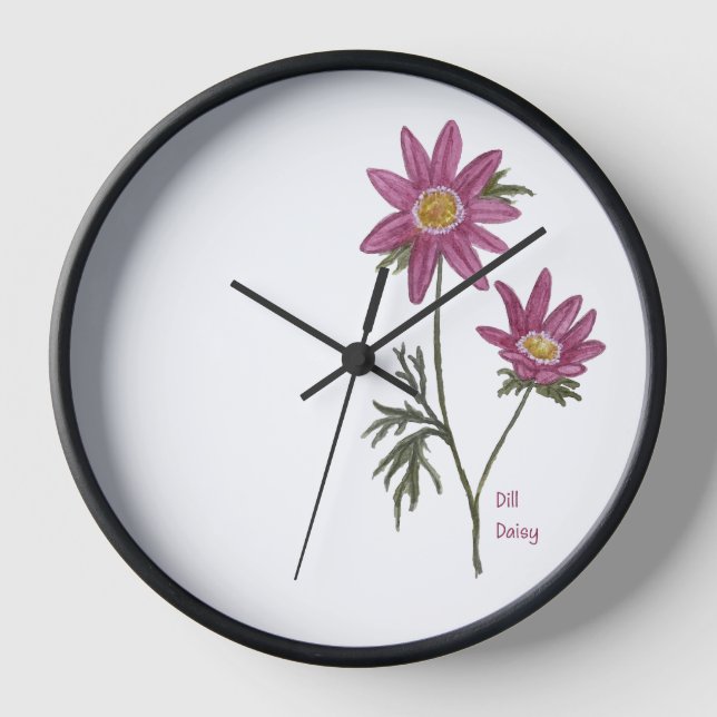Dill Daisy Clock (Front)