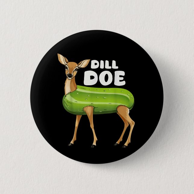 dill doe 2 inch round button (Front)