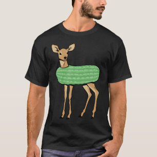 Dill Doe Funny Adult Humor Dill Pickle Deer Rednec T-Shirt