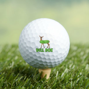Dill Doe Funny Adult Humour Funny Nature Deer  Golf Balls