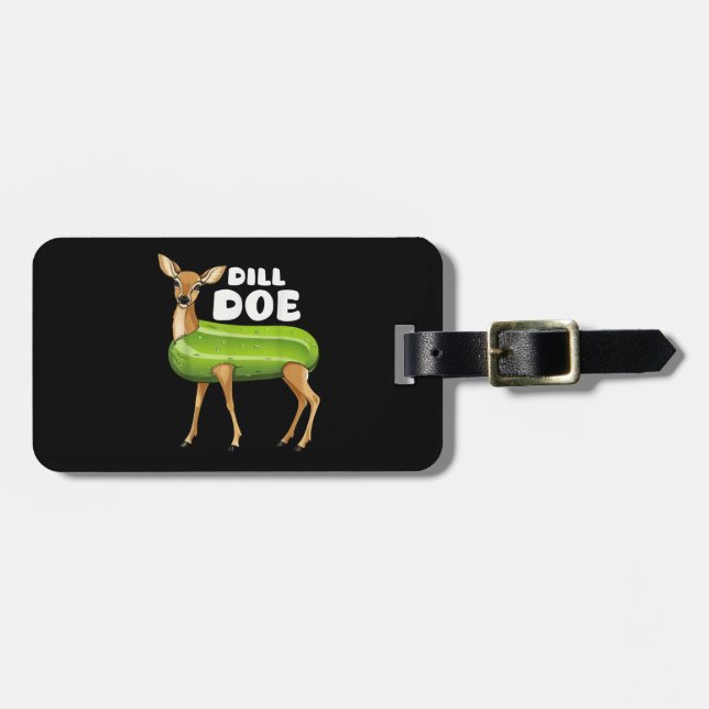 dill doe luggage tag (Front Horizontal)